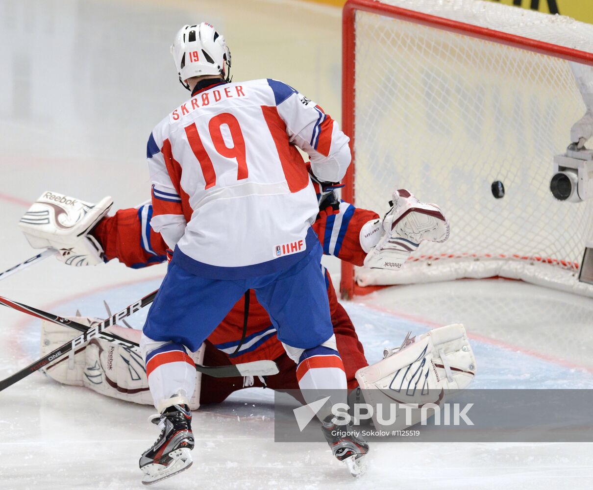 Hockey World Championship. Match Russia - Norway