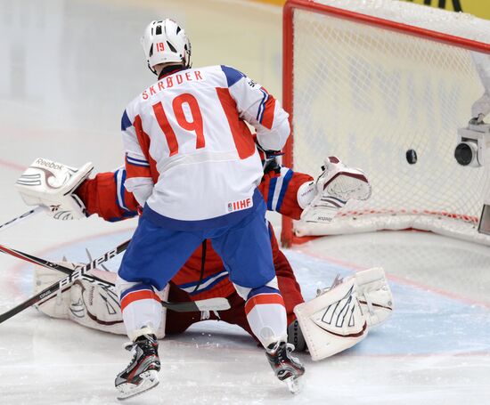 Hockey World Championship. Match Russia - Norway