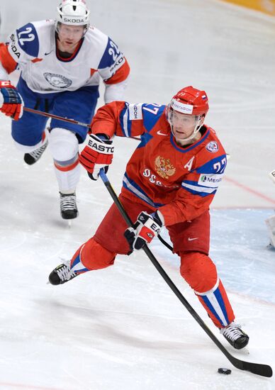 Hockey World Championship. Match Russia - Norway