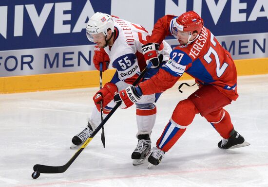 Hockey World Championship. Match Russia - Norway