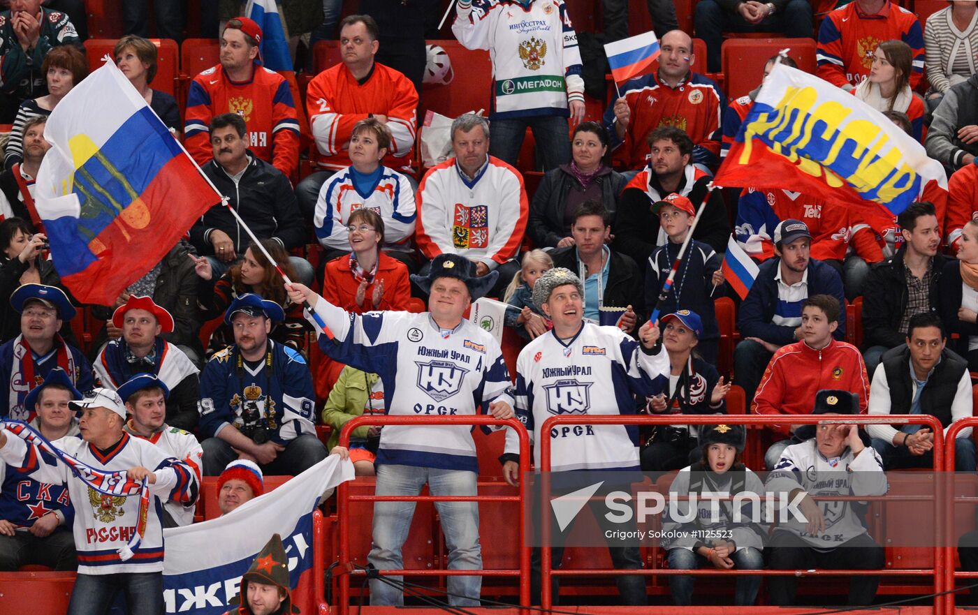 Hockey World Championship. Match Russia - Norway