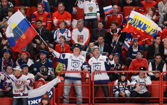 Hockey World Championship. Match Russia - Norway
