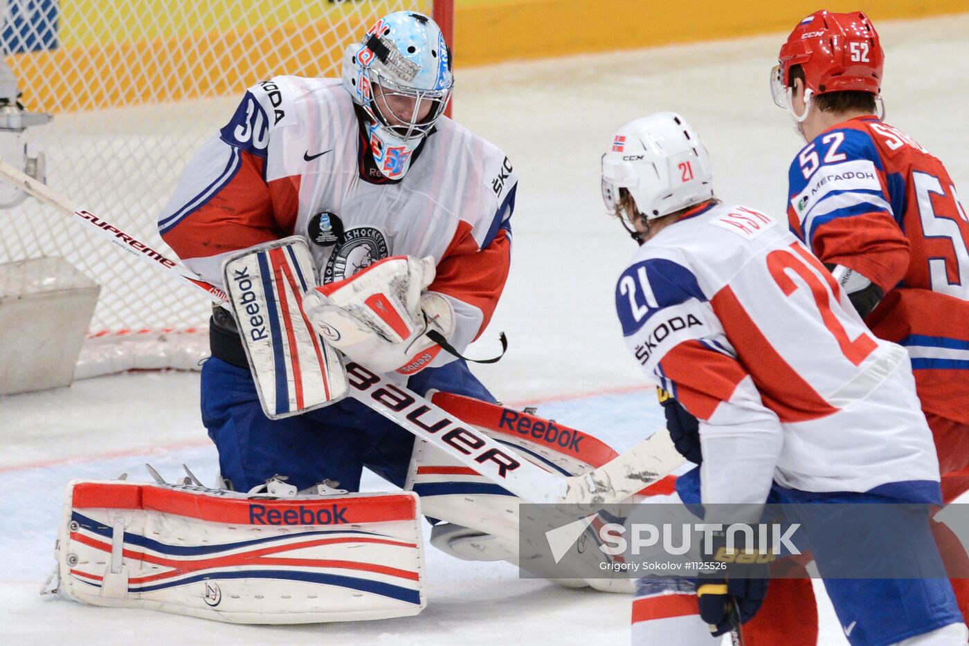 Hockey World Championship. Match Russia - Norway
