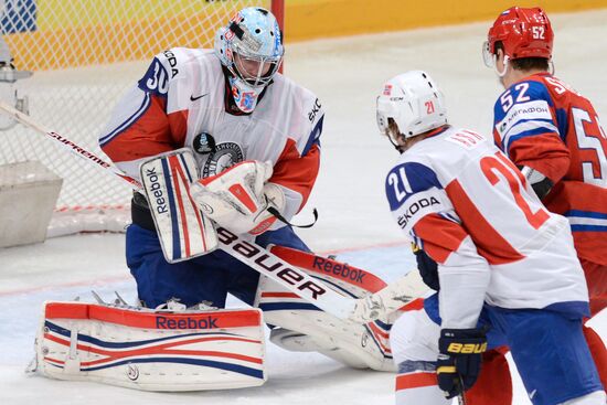 Hockey World Championship. Match Russia - Norway