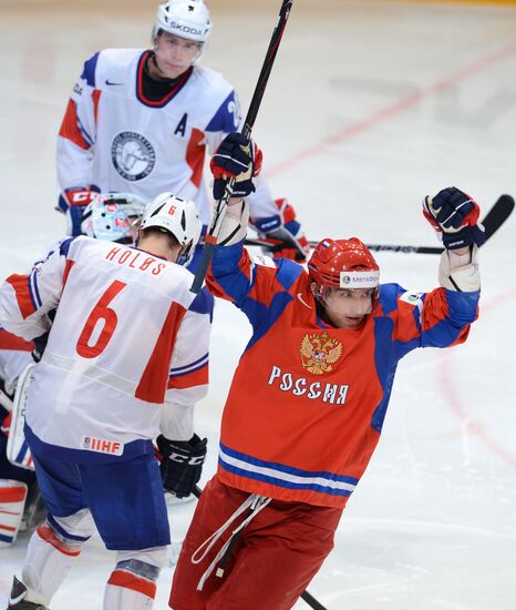 Hockey World Championship. Match Russia - Norway