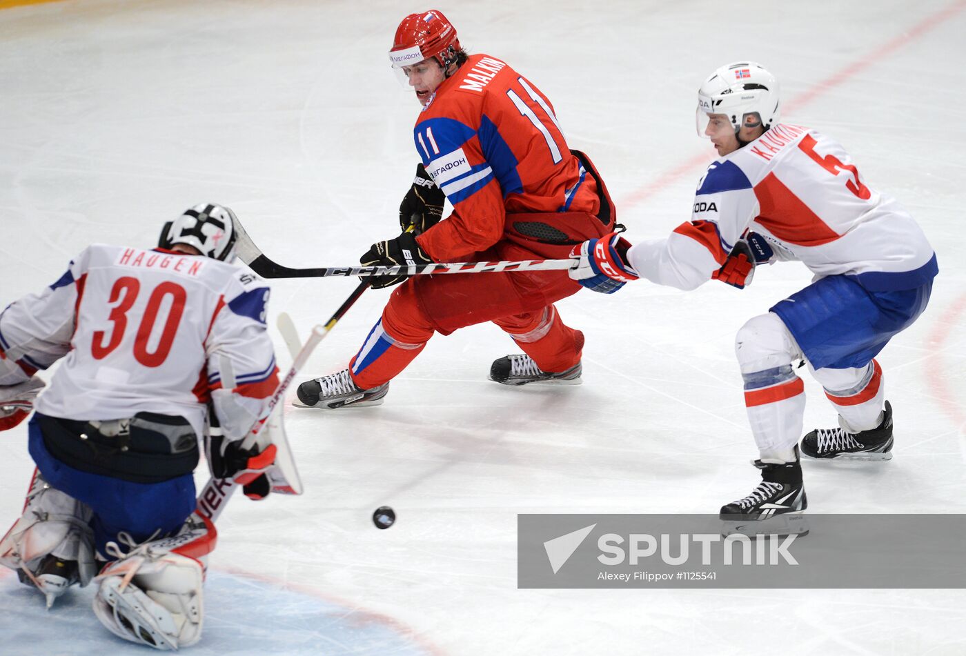 Hockey World Championship. Match Russia - Norway