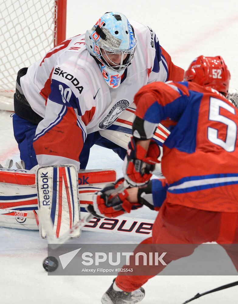 Hockey World Championship. Match Russia - Norway