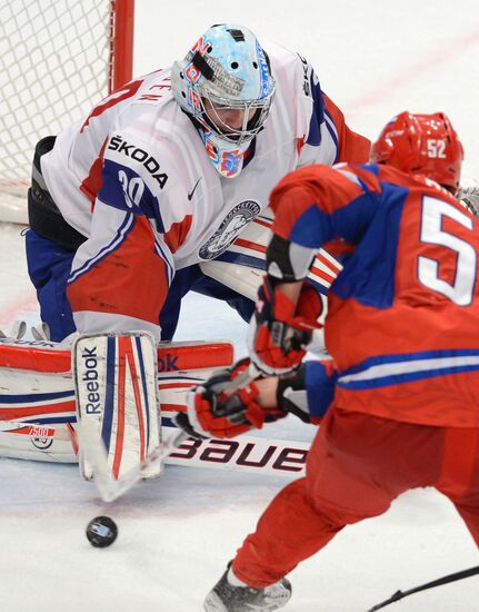 Hockey World Championship. Match Russia - Norway