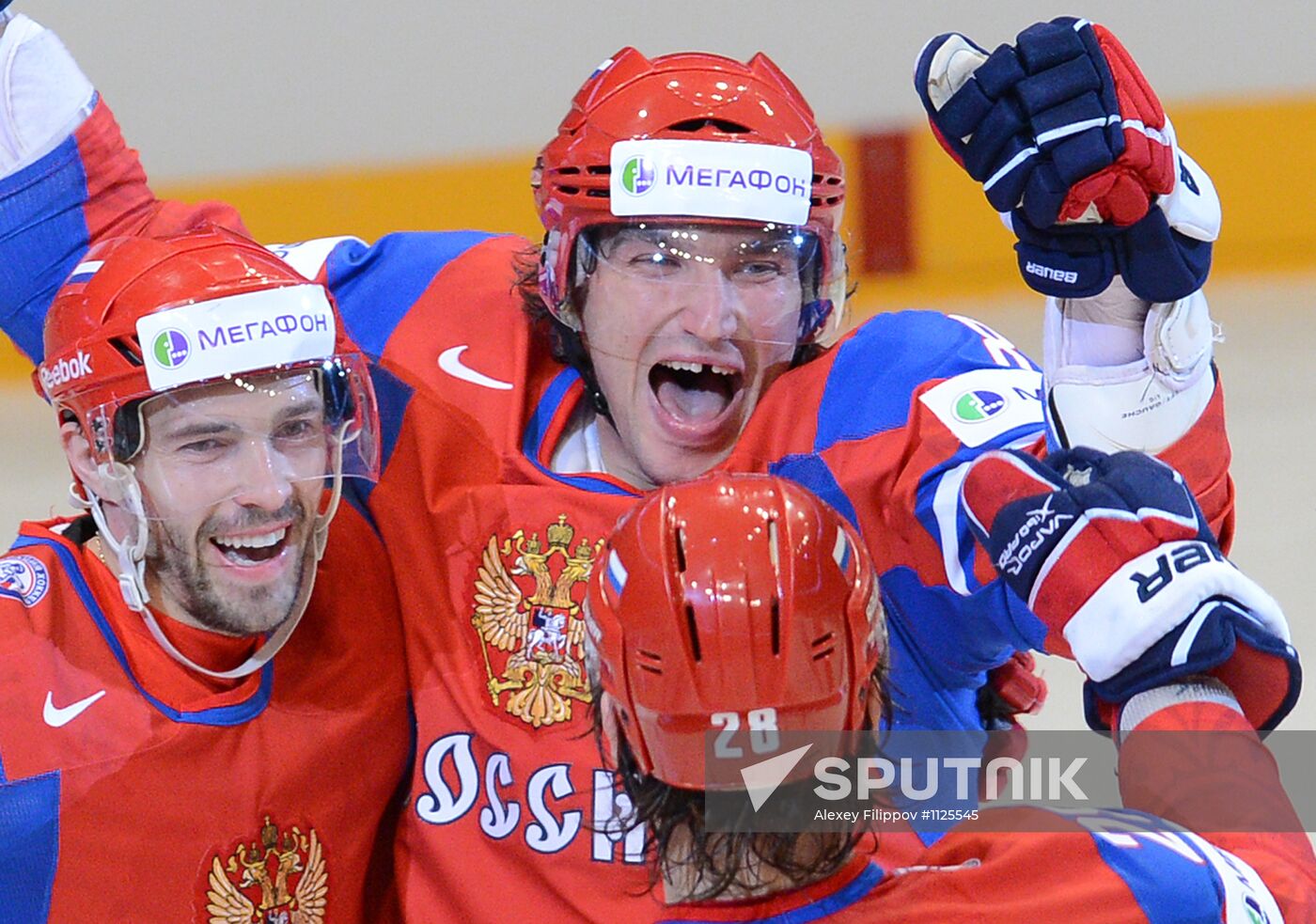 Hockey World Championship. Match Russia - Norway