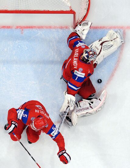 Hockey World Championship. Match Russia - Norway
