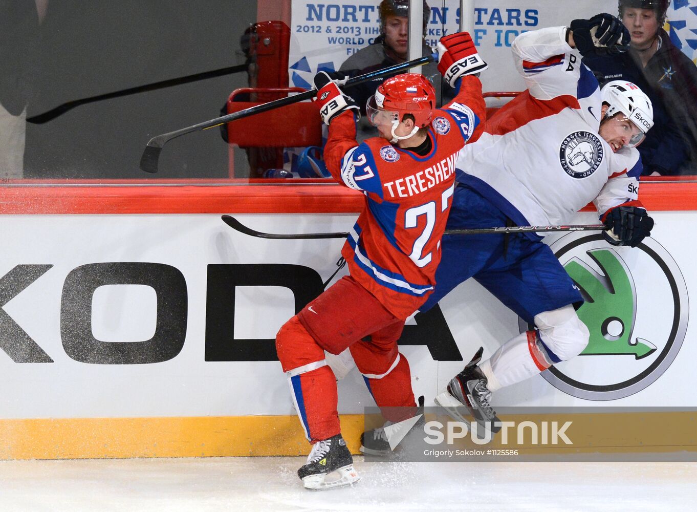 Hockey World Championship. Match Russia - Norway
