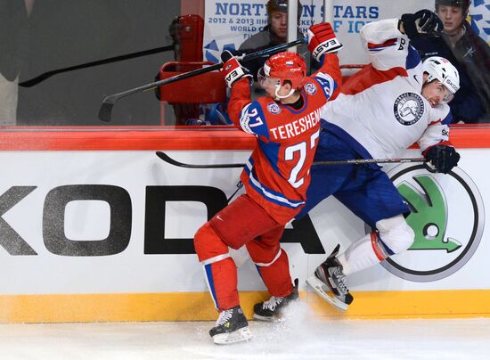 Hockey World Championship. Match Russia - Norway