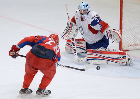 Hockey World Championship. Match Russia - Norway