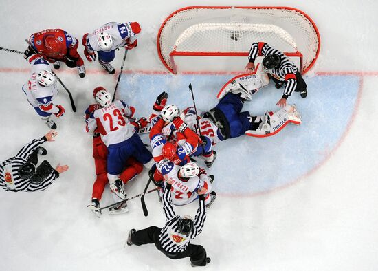 Hockey World Championship. Match Russia - Norway
