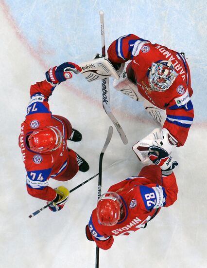 Hockey World Championship. Match Russia - Norway