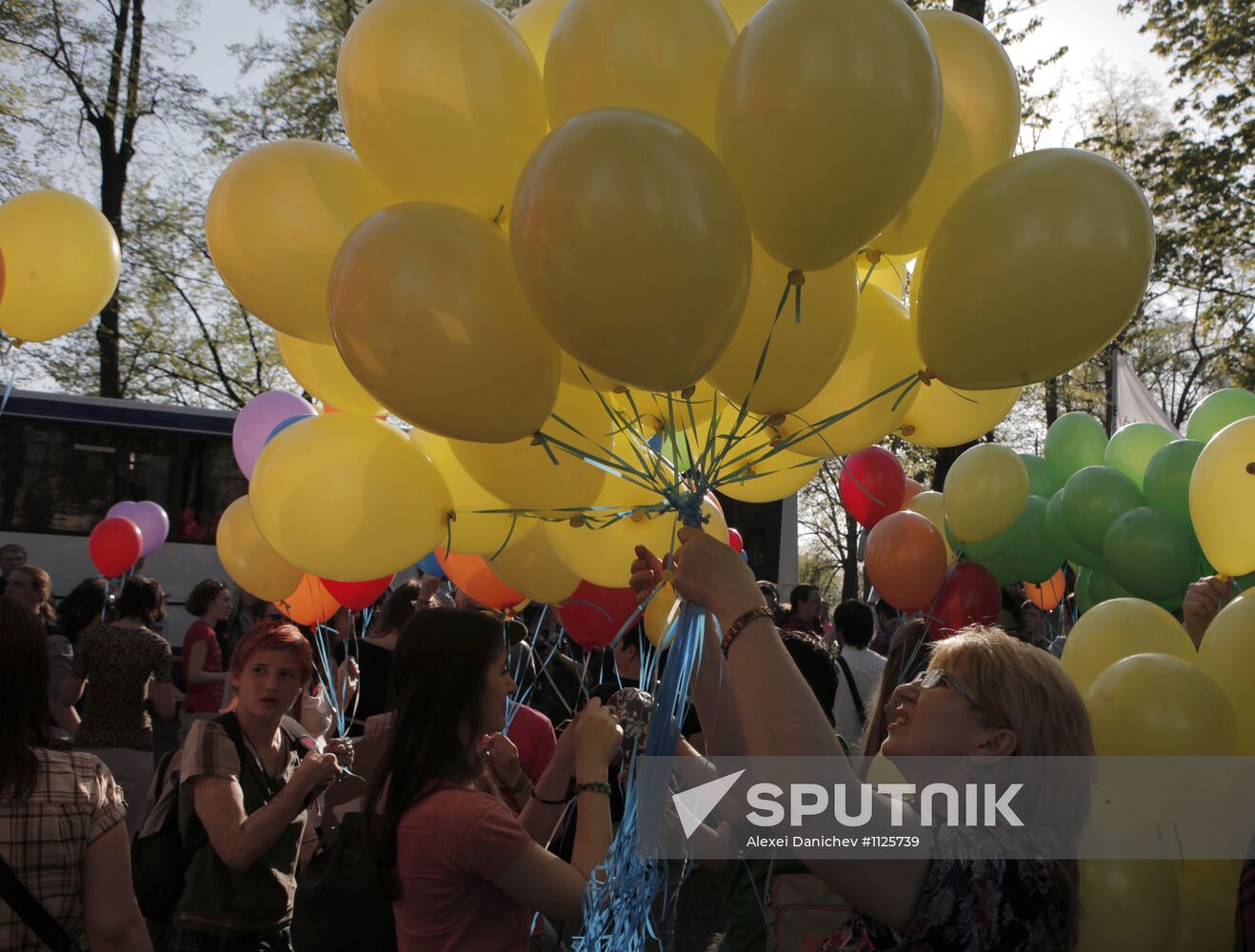 Sexual minority people hold rally in St. Petersburg