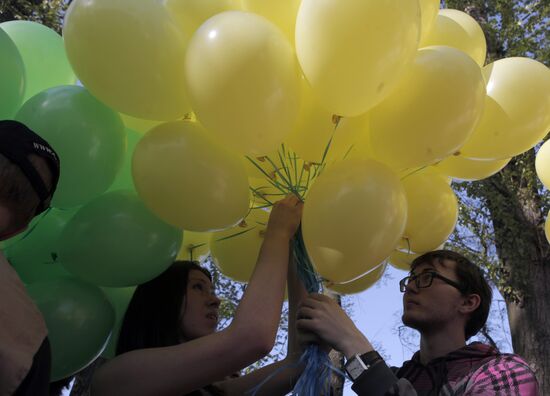 Sexual minorities hold rally in St. Petersburg