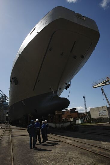 Landing craft "Ivan Gren" at Yantar Shipyard