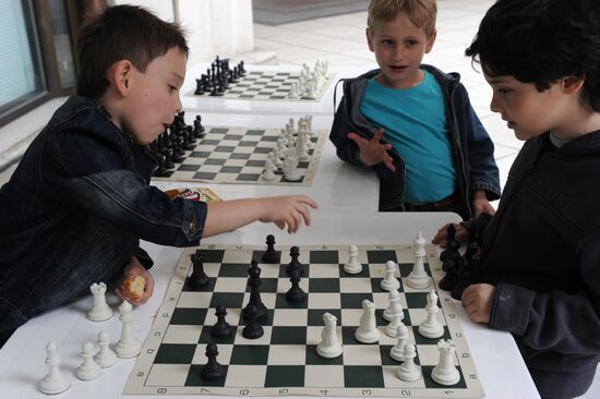 Chess. Match for World title. 6th day