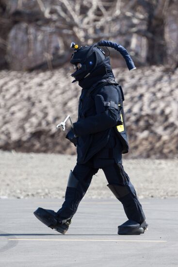 Anti-terrorism exercise at Vityaz-Aero Airport