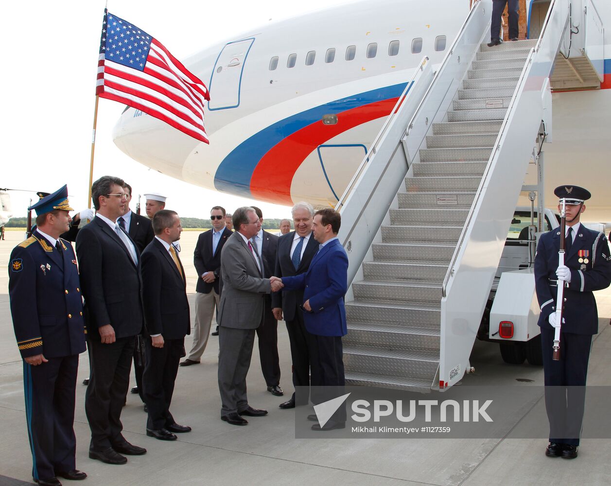 Dmitry Medvedev at G-8 summit