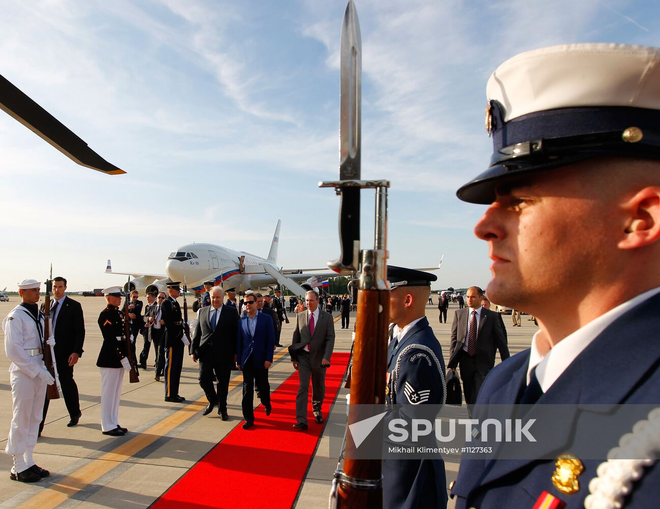 Dmitry Medvedev at G-8 summit