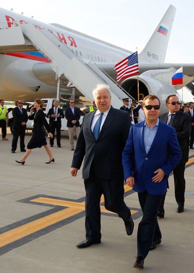 Dmitry Medvedev at G8 Summit