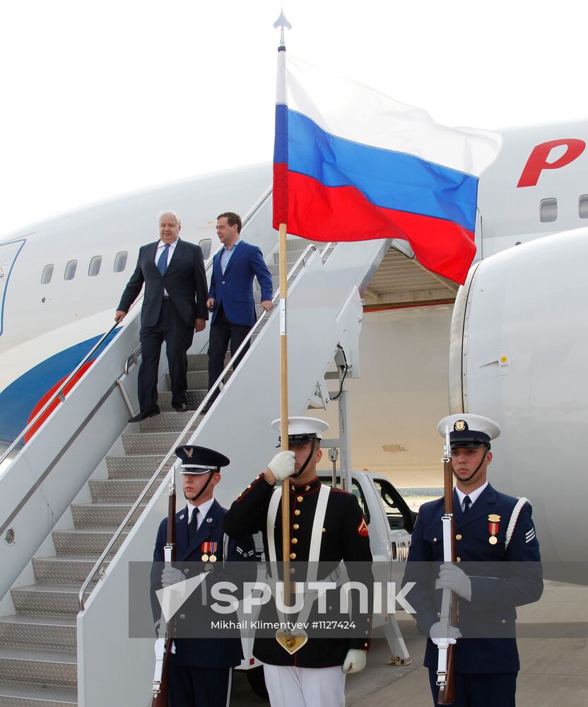 Dmitry Medvedev at G8 Summit