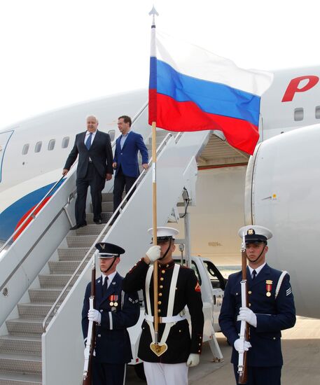 Dmitry Medvedev at G8 Summit