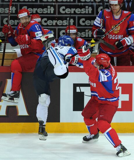 2012 World Ice Hockey Championships. Finland vs. Russia