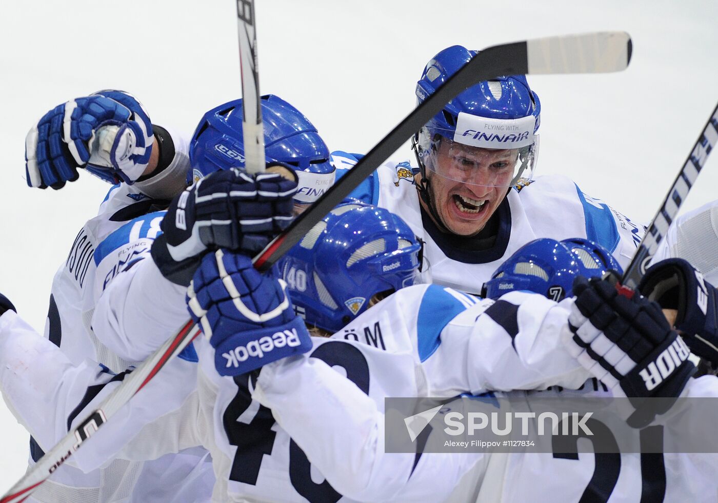 2012 World Ice Hockey Championships. Finland vs. Russia