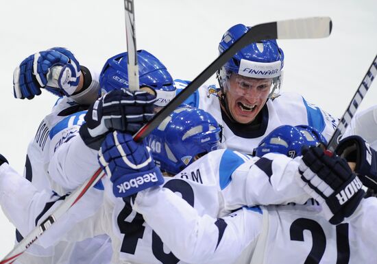 2012 World Ice Hockey Championships. Finland vs. Russia