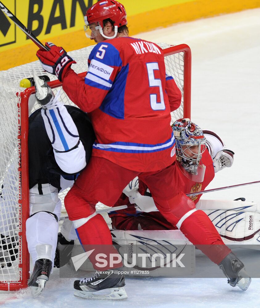 2012 World Ice Hockey Championships. Finland vs. Russia