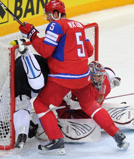 2012 World Ice Hockey Championships. Finland vs. Russia