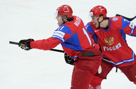 2012 World Ice Hockey Championships. Finland vs. Russia