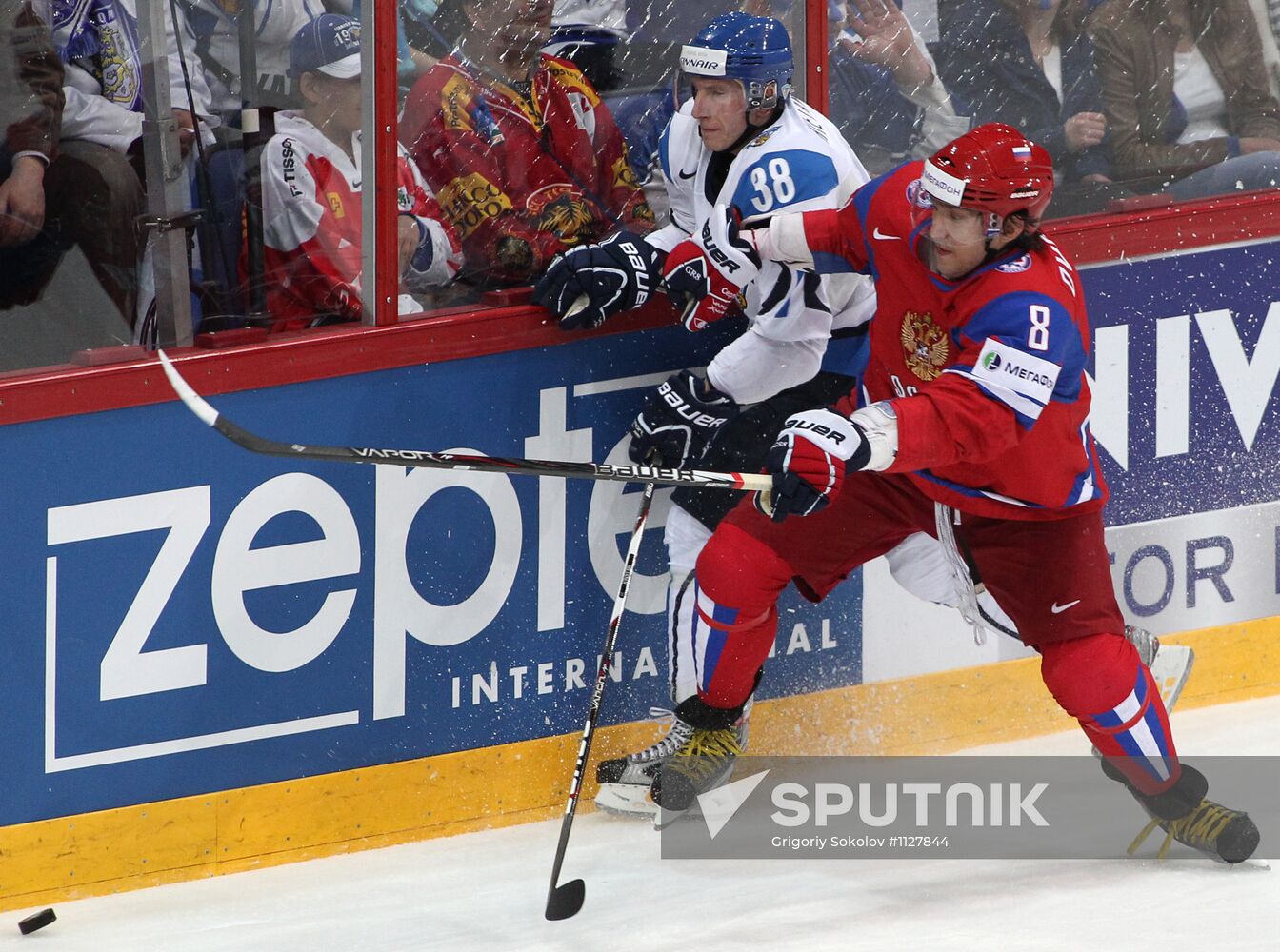 2012 World Ice Hockey Championships. Finland vs. Russia