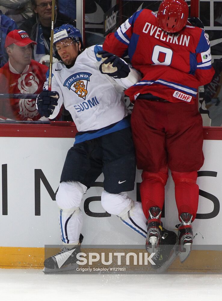 2012 World Ice Hockey Championships. Finland vs. Russia