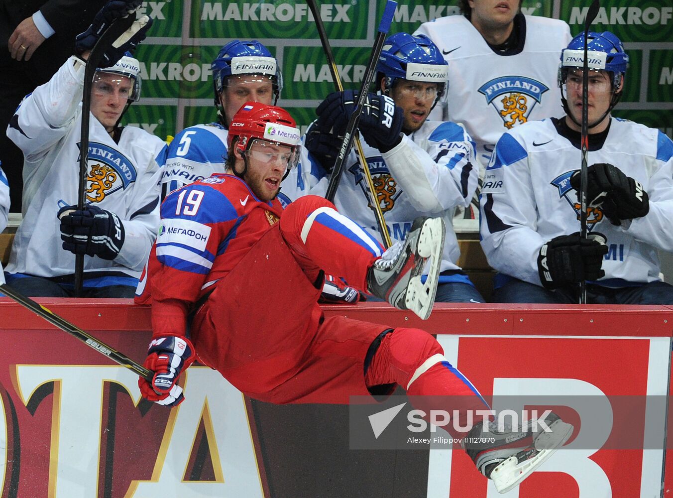 2012 World Ice Hockey Championships. Finland vs. Russia