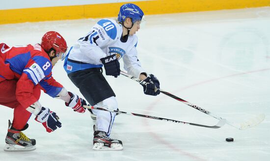 2012 World Ice Hockey Championships. Finland vs. Russia