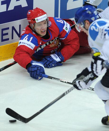 2012 World Ice Hockey Championships. Finland vs. Russia