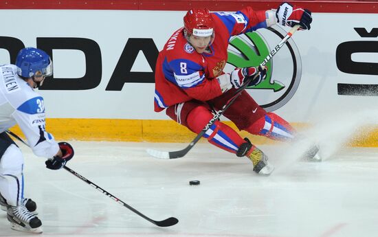 2012 World Ice Hockey Championships. Finland vs. Russia