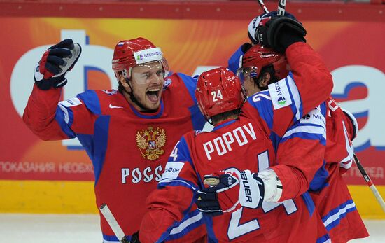 2012 World Ice Hockey Championships. Finland vs. Russia
