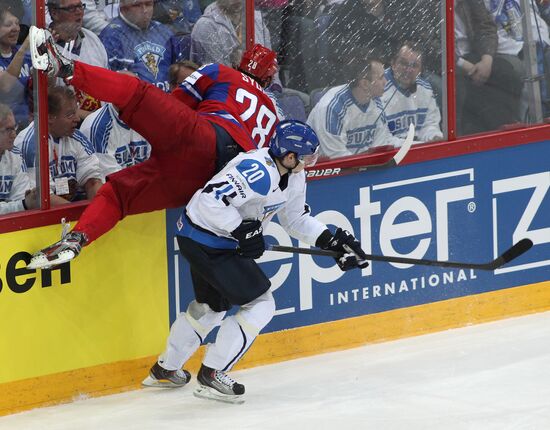 2012 World Ice Hockey Championships. Finland vs. Russia