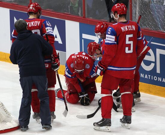 2012 World Ice Hockey Championships. Finland vs. Russia