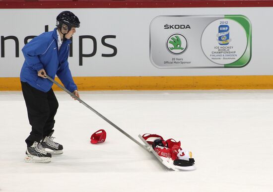 2012 World Ice Hockey Championships. Finland vs. Russia