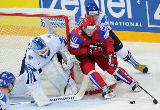 2012 World Ice Hockey Championships. Finland vs. Russia