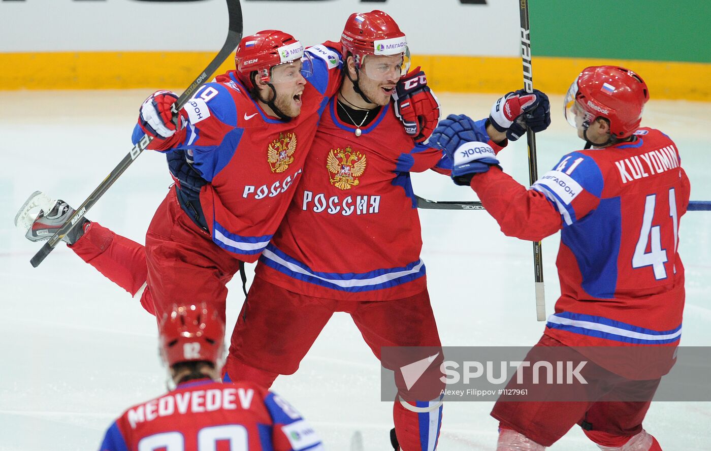 2012 World Ice Hockey Championships. Finland vs. Russia