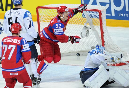 2012 World Ice Hockey Championships. Finland vs. Russia