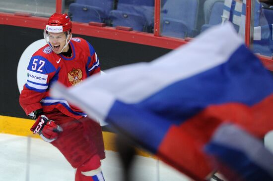 2012 World Ice Hockey Championships. Finland vs. Russia