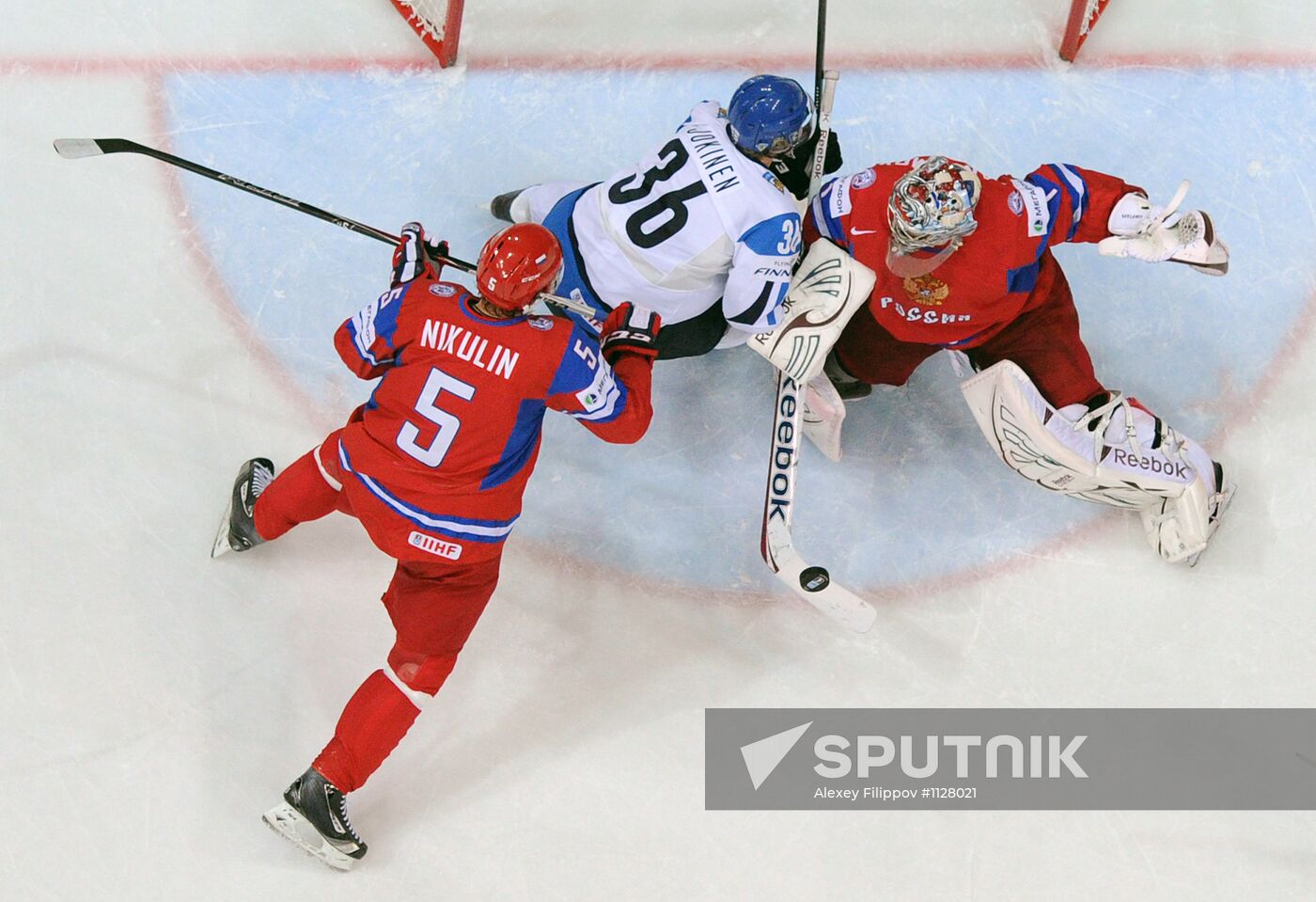 2012 World Ice Hockey Championships. Finland vs. Russia